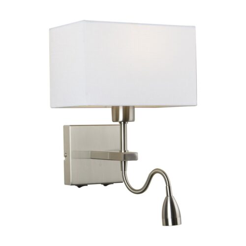Italux 5900644311171 LED nástěnní svítidlo | Teplá bílá | Bílá | 60 + 3W