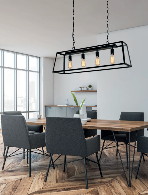 Italux 5900644434252 Lustr | E27 | Černá