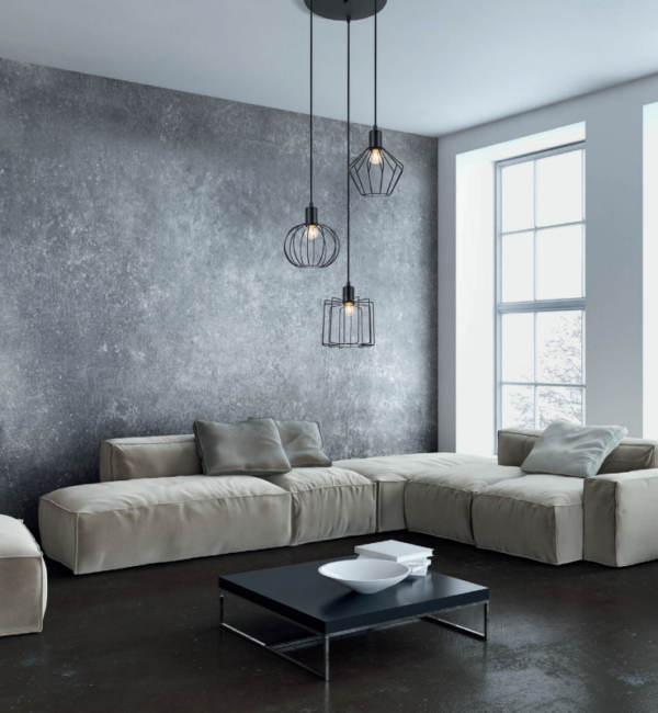 Italux 5900644434368 Lustr | E27 | Černá