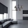 Italux 5902854532384 Lustr | E27 | Černá