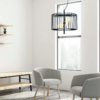 Italux 5900644439561 Lustr | G9 | Bílá | Černá