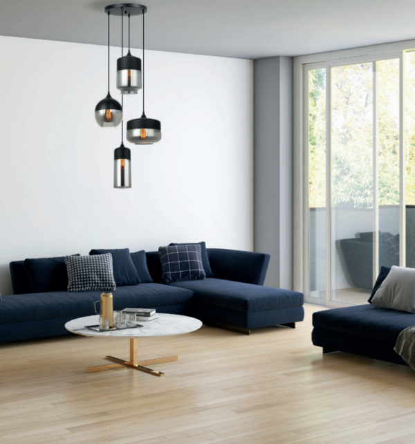 Italux 5902854532117 Lustr | E27 | Černá