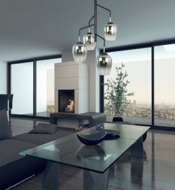 Italux 5902854531486 Lustr | E27 | Černá