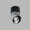LED2 11508335DT Klip On LED bodové svítidlo | Teplá bílá | 11W | Černá | Kov | Stříbrná