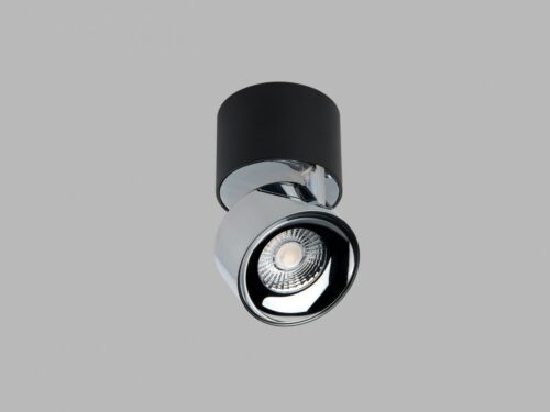 LED2 11508335DT Klip On LED bodové svítidlo | Teplá bílá | 11W | Černá | Kov | Stříbrná