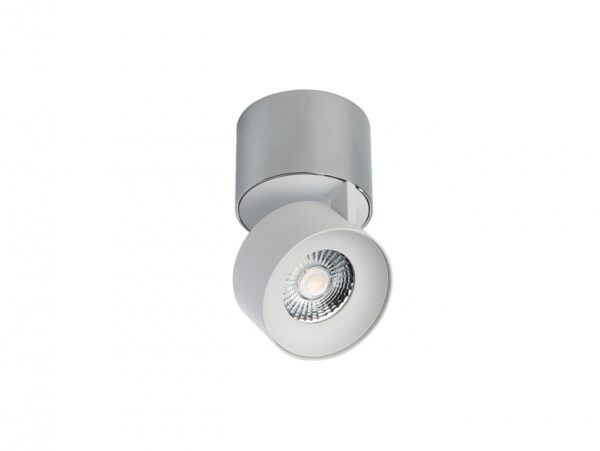 LED2 11508251DT Klip On LED bodové svítidlo | 11W | Bílá | Kov | Stříbrná