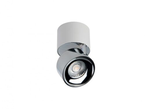LED2 11508315DT Klip On LED bodové svítidlo | Teplá bílá | 11W | Bílá | Kov | Stříbrná