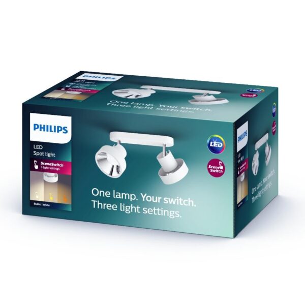 Philips 50602/31/P0 LED bodové svítidlo | Variabilní | 2 x 4,3 W | 2