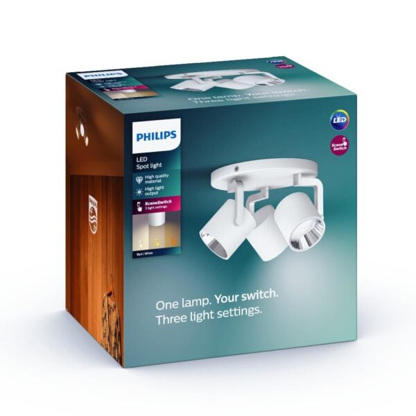 Philips 50673/31/P0 LED bodové svítidlo | Variabilní | Bílá | 3 x 4,3 W