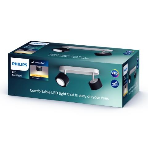 Philips 50652/30/P0 LED stropní svítidlo | Teplá bílá | 2 x 4,3 W | 4