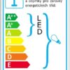 Ideal lux 158242 Nordik LED nástěnní svítidlo | Teplá bílá | Černá | 40/1W