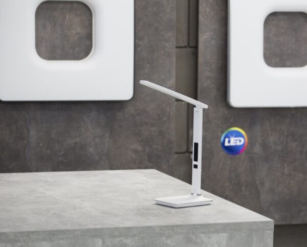 Immax 08934L Kingfisher LED stolní lampička | Variabilní | 9W | Bílá