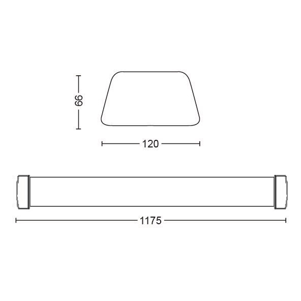 Philips 31247/31/P3 LED Přisazené stropní svítidlo | Přírodní bílá | Bílá | 50 W | 6