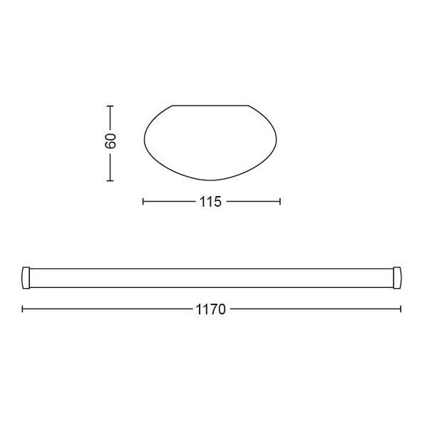 Philips 31245/31/P3 LED svítidlo Softline 1x50W|4000K