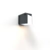 Lutec 5193814118 Cuba LED Nástěnné venkovní světlo | Teplá bílá | Černá | 12,2W