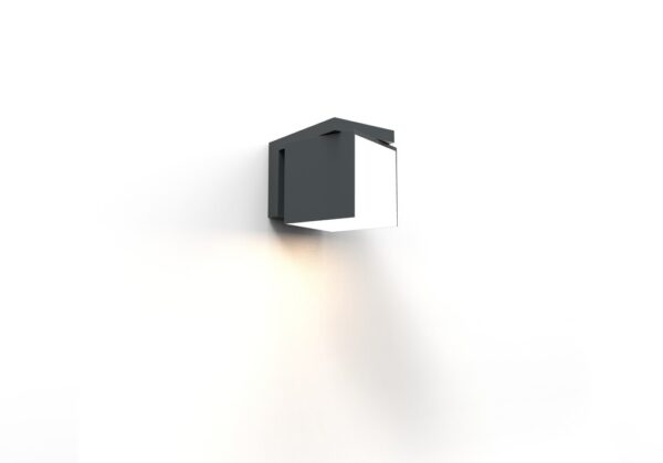 Lutec 5193814118 Cuba LED Nástěnné venkovní světlo | Teplá bílá | Černá | 12,2W