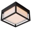Lucide 15801/10/30 LED Nástěnné venkovní světlo | Teplá bílá | 10W | Černá