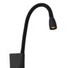 Lucide 18294/03/30 LED nástěnní svítidlo | Teplá bílá | 3W | Černá