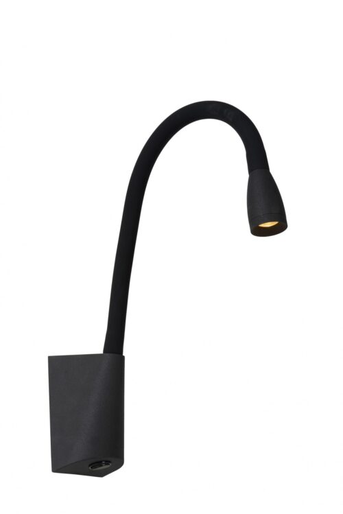 Lucide 18294/03/30 LED nástěnní svítidlo | Teplá bílá | 3W | Černá