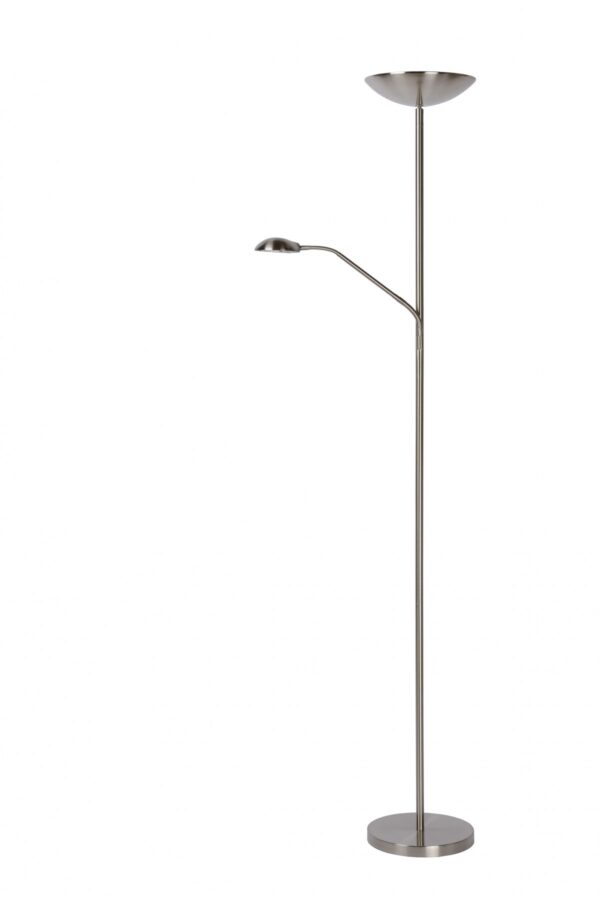 Lucide 19791/24/12 LED Stmívatelná stojací lampa | Teplá bílá | 4W | Chrom | Kov