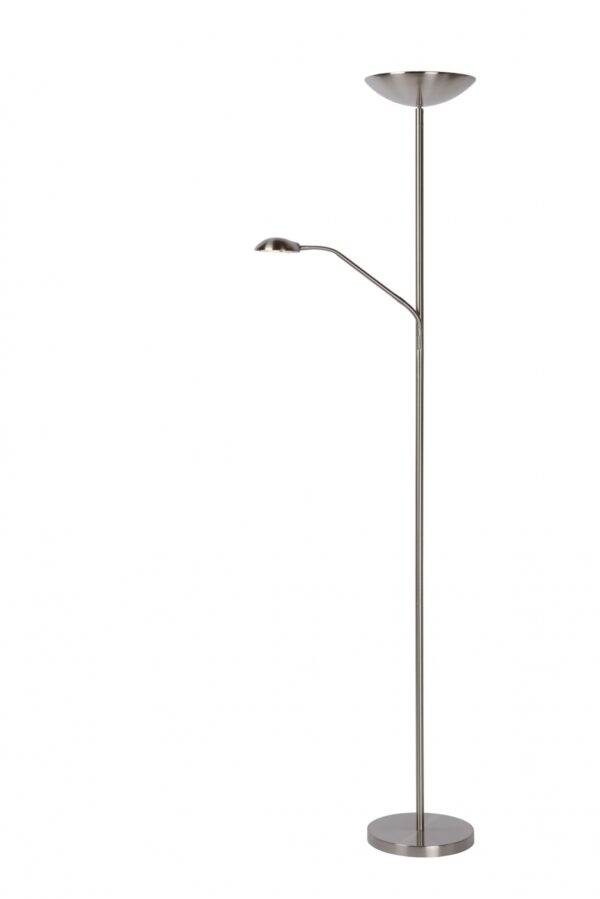 Lucide 19791/24/12 LED Stmívatelná stojací lampa | Teplá bílá | 4W | Chrom | Kov