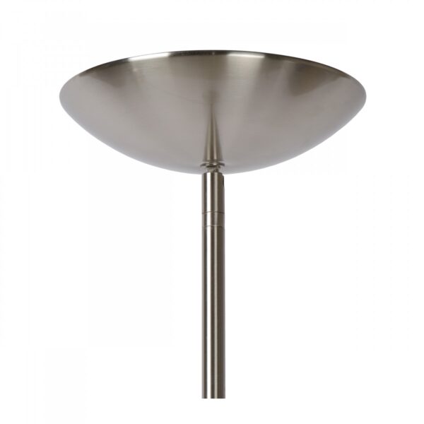 Lucide 19791/24/12 LED Stmívatelná stojací lampa | Teplá bílá | 4W | Chrom | Kov