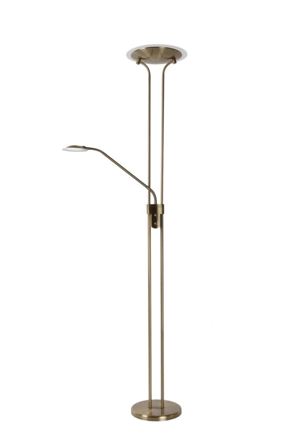 Lucide 19792/24/03 LED stojací lampa | Teplá bílá | 4W | Barevný kov | Bronz