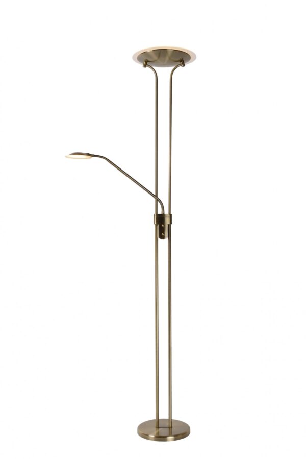 Lucide 19792/24/03 LED stojací lampa | Teplá bílá | 4W | Barevný kov | Bronz
