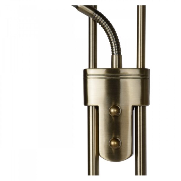 Lucide 19792/24/03 LED stojací lampa | Teplá bílá | 4W | Barevný kov | Bronz