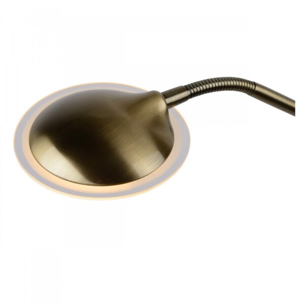 Lucide 19792/24/03 LED stojací lampa | Teplá bílá | 4W | Barevný kov | Bronz