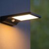 Lucide 22862/04/30 LED Nástěnné venkovní světlo | Teplá bílá | 3W | Černá