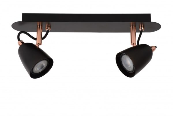 Lucide 26956/10/17 Ride LED bodové svítidlo | Teplá bílá | 2x5W