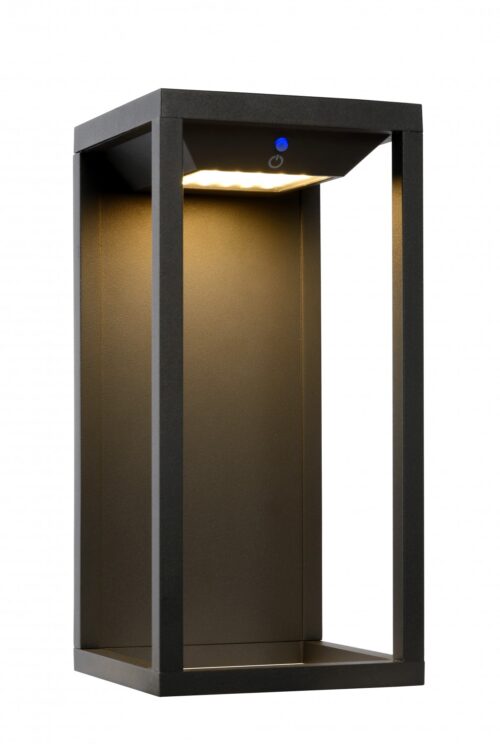 Lucide 27891/02/30 LED Nástěnné venkovní světlo | Teplá bílá | Černá | 2,2W
