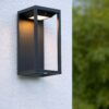 Lucide 27891/02/30 LED Nástěnné venkovní světlo | Teplá bílá | Černá | 2,2W