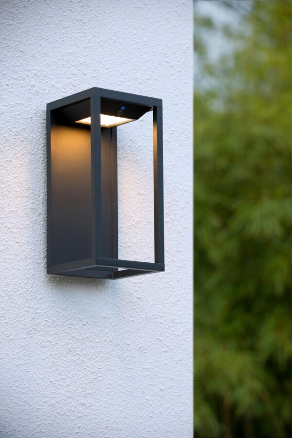 Lucide 27891/02/30 LED Nástěnné venkovní světlo | Teplá bílá | Černá | 2,2W