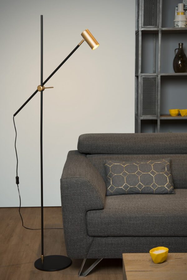 Lucide 30772/01/30 Stojací lampa | GU10 | Černá