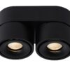 Lucide 35911/16/30 LED bodové svítidlo | Teplá bílá | 2x8W | Černá