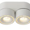 Lucide 35911/16/31 LED stropní svítidlo | Teplá bílá | 2x8W | Bílá