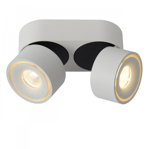 Lucide 35911/16/31 LED stropní svítidlo | Teplá bílá | 2x8W | Bílá