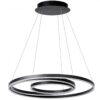 Lucide 46402/99/30 LED stropní svítidlo | Teplá bílá | Černá | 62W