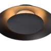 Lucide 79177/06/30 LED stropní svítidlo | Teplá bílá | 6W | Černá | 6