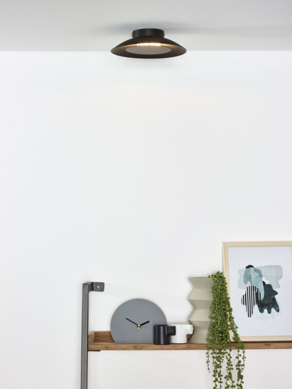 Lucide 79177/06/30 LED stropní svítidlo | Teplá bílá | 6W | Černá | 3