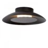Lucide 79177/06/30 LED stropní svítidlo | Teplá bílá | 6W | Černá | 10