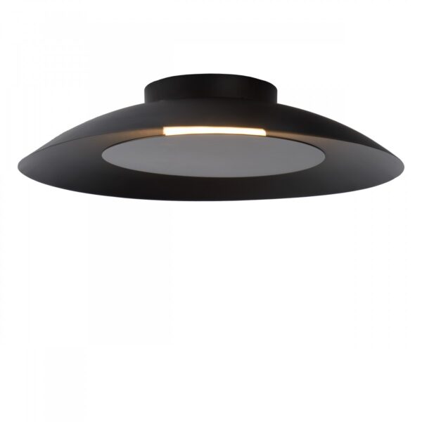 Lucide 79177/12/30 LED stropní svítidlo | Teplá bílá | 12W | Černá