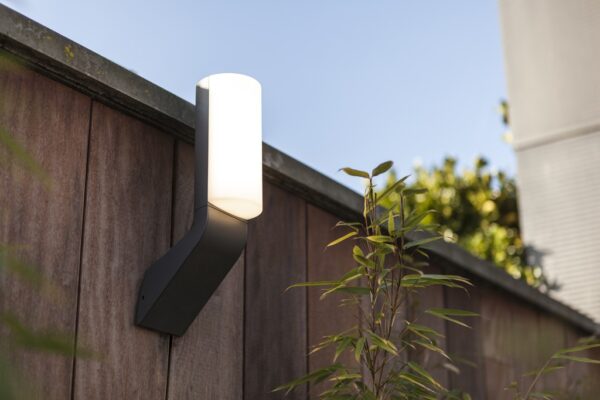 Lutec 5188601125 Bati LED Nástěnné venkovní světlo | Přírodní bílá | 14W | Šedá