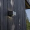 Lutec 5189103118 Gemini LED Nástěnné venkovní světlo | Přírodní bílá | 11W | Šedá