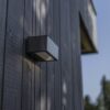 Lutec 5189103118 Gemini LED Nástěnné venkovní světlo | Přírodní bílá | 11W | Šedá