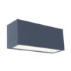 Lutec 5189104118 Gemini LED Nástěnné venkovní světlo | Přírodní bílá | 42W | Šedá
