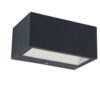 Lutec 5189113118 Gemini LED Nástěnné venkovní světlo | Teplá bílá | 10W | Šedá