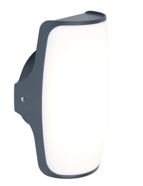 Lutec 5189901118 Seco LED Nástěnné venkovní světlo | Teplá bílá | 13W | Šedá